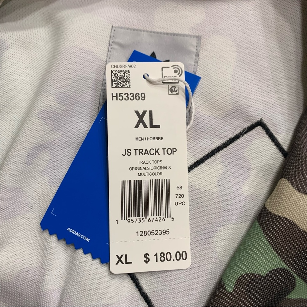 adidas originals x JEREMY SCOTT Camouflage Sports Jacket Multi-Color Extra Large - Picture 4 of 14